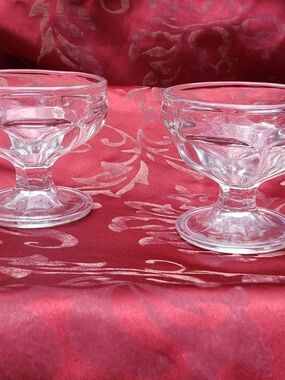 Vintage Libbey Footed Dessert cups - Set of 2